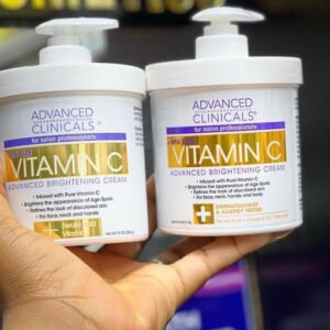 Advanced Clinicals, Vitamin C, Advanced Brightening Cream, 1 lb (16 oz)